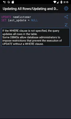 SQL Recipes android App screenshot 17