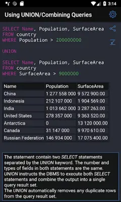 SQL Recipes android App screenshot 19