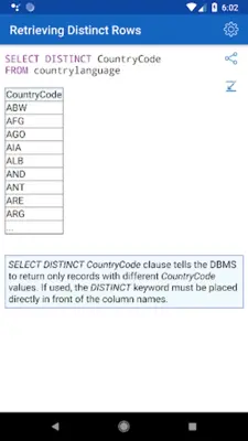 SQL Recipes android App screenshot 23